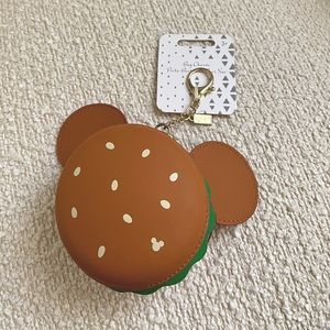 Disney mickey hamburger bag charm pouch